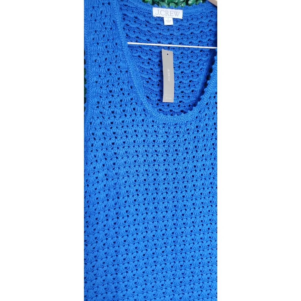 82. J.Crew Limited-edition crochet maxi sweater-dress - Picture 6 of 11